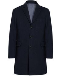 Façonnable - Midnight Coat Recycled Wool, Polyamide - Lyst