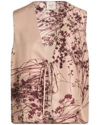 Alysi - Top Silk - Lyst