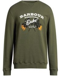 Barbour - International Military Sweatshirt Cotton - Lyst