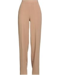 Clips - Camel Pants Polyester, Viscose, Elastane - Lyst