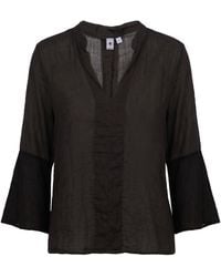European Culture - Top Ramie, Cotton - Lyst