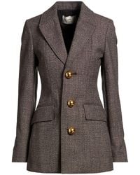 Ami Paris - Dark Blazer Virgin Wool, Cotton - Lyst