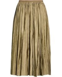 Roberto Collina - Military Midi Skirt Polyester - Lyst