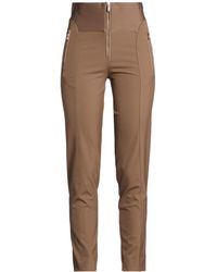 High - Khaki Pants Nylon, Elastane - Lyst