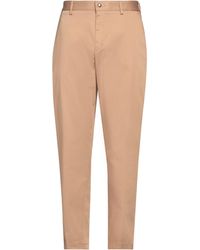 BOSS - Camel Pants Cotton, Polyamide, Polyester, Elastane - Lyst