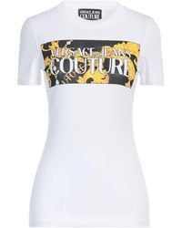 Versace Jeans Couture - T-Shirt Cotton, Elastane - Lyst