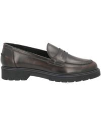 SEBAS. - Dark Loafers Calfskin - Lyst