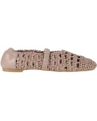 Ovyè - Ballet Flats Textile Fibers, Leather - Lyst