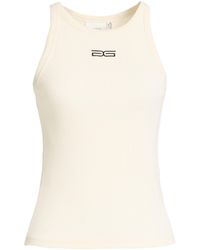 Gestuz - Ivory Tank Top Cotton, Elastane - Lyst