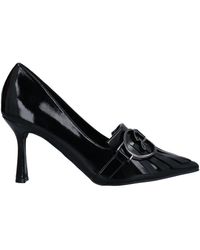 Mocasines de Gattinoni de color Negro Mujer Zapatos de Tacones de Zuecos 
