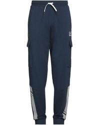 EA7 - Pants Cotton, Polyester, Elastane - Lyst
