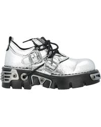 New Rock - Lace-Up Shoes Leather - Lyst
