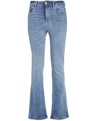 ONLY - Denim Trousers - Lyst