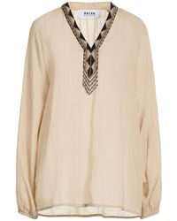 Bazar Deluxe - Top Lyocell, Ramie - Lyst