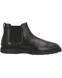 Tod's - Ankle Boots Leather, Textile Fibers - Lyst