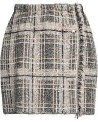 IRREPLACEABLE ELISA GIORDANO - Mini Skirt Nylon, Mohair Wool, Acrylic, Cotton - Lyst
