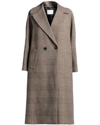 Circolo 1901 - Dark Coat Cotton, Elastane - Lyst