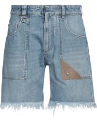 Fendi - Denim Bermuda Shorts For Ss23 - Lyst