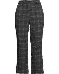 White Sand - Charcoal Pants Polyester, Viscose, Elastane - Lyst