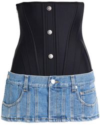 Mugler - Bodysuit Cotton, Elastomultiester, Polyamide, Elastane - Lyst