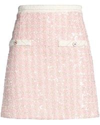 Sandro - Mini Skirt Polyester, Cotton, Wool, Metallic Fiber, Synthetic Fibers - Lyst