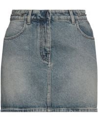 Givenchy - Denim Skirt - Lyst