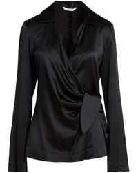 Xacus - Top Silk, Elastane - Lyst