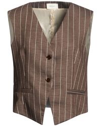 ViCOLO - Tailored Vest Polyester, Linen, Cotton - Lyst