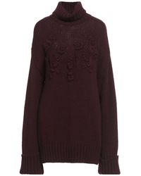 MARCIANO BY GUESS - Plum Turtleneck Acrylic, Wool, Polyamide, Alpaca Wool - Lyst