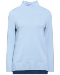 Gran Sasso - Sky Turtleneck Wool, Viscose, Cashmere - Lyst