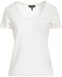 Rag & Bone - Ivory T-Shirt Polyester, Elastane - Lyst