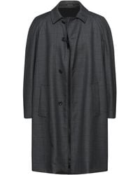 Emporio Armani - Overcoat & Trench Coat - Lyst