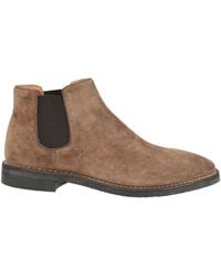 Alberto Fasciani - Taupe Ankle Boots Leather - Lyst