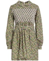 Maison Kitsuné - Military Mini Dress Cotton - Lyst