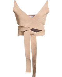 Alaïa - Sand Top Goat Skin - Lyst