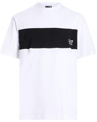 EA7 - T-Shirt Cotton - Lyst