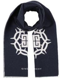 Givenchy - Midnight Scarf Wool, Virgin Wool, Silk - Lyst