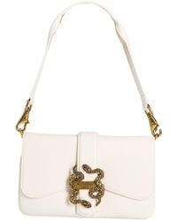 Just Cavalli - Ivory Handbag Polyester, Polyurethane Resin - Lyst