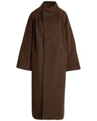 ELEH - Coat Polyester, Wool - Lyst