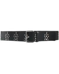 Sandro - Belt Cowhide, Zamak, Iron - Lyst