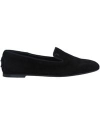 Tod's - Loafers Soft Leather, Textile Fibers - Lyst