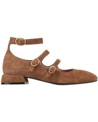 Bianca Di - Camel Ballet Flats Leather - Lyst