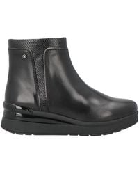 Stonefly - Ankle Boots Leather, Textile Fibers - Lyst