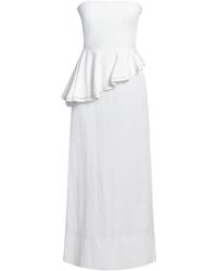 Kaos - Maxi Dress Viscose, Linen - Lyst