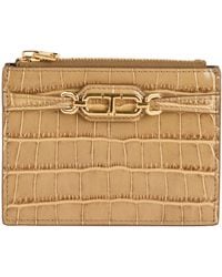 Tom Ford - Khaki Cardholder Calfskin, Brass - Lyst