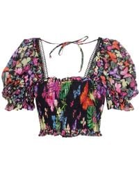 Charo Ruiz - Top Cotton, Polyester - Lyst