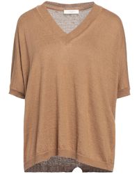Zanone - Camel Sweater Linen, Cotton - Lyst