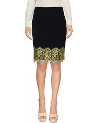 Boutique Moschino Gonna ginocchio - Nero