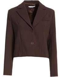 Imperial - Chocolate Blazer Polyester, Viscose, Elastane - Lyst