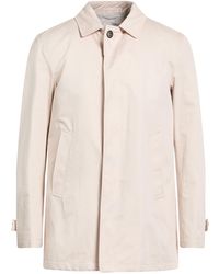 Herno - Overcoat & Trench Coat Cotton, Linen - Lyst